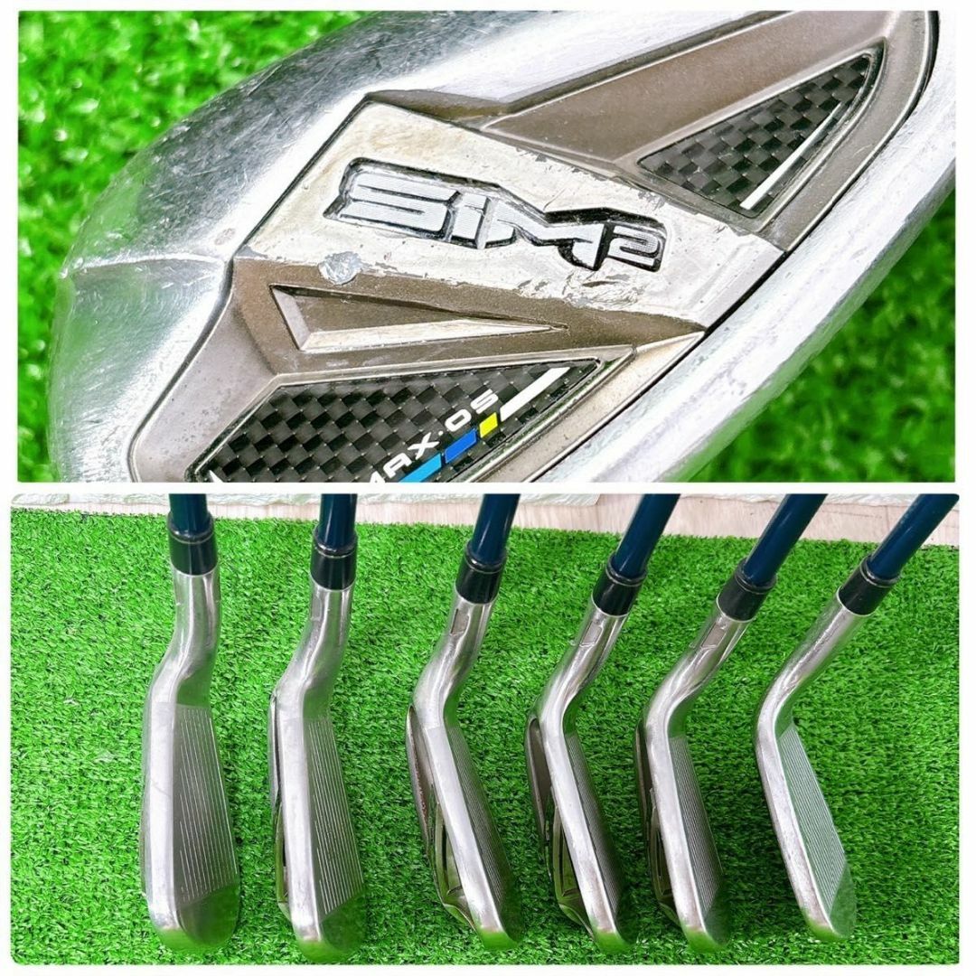 TaylorMade - テーラーメイド SIM2 MAX OS アイアン6本セット TaylorMade - テーラーメイド SIM2 MAX OS アイアン6本セット