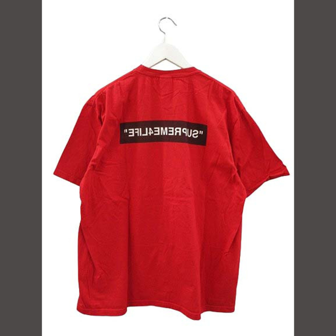 Supreme - シュプリーム SUPREME 4 Life T-shirt Tシャツ XXL 赤 Supreme - シュプリーム SUPREME 4 Life T-shirt Tシャツ XXL 赤