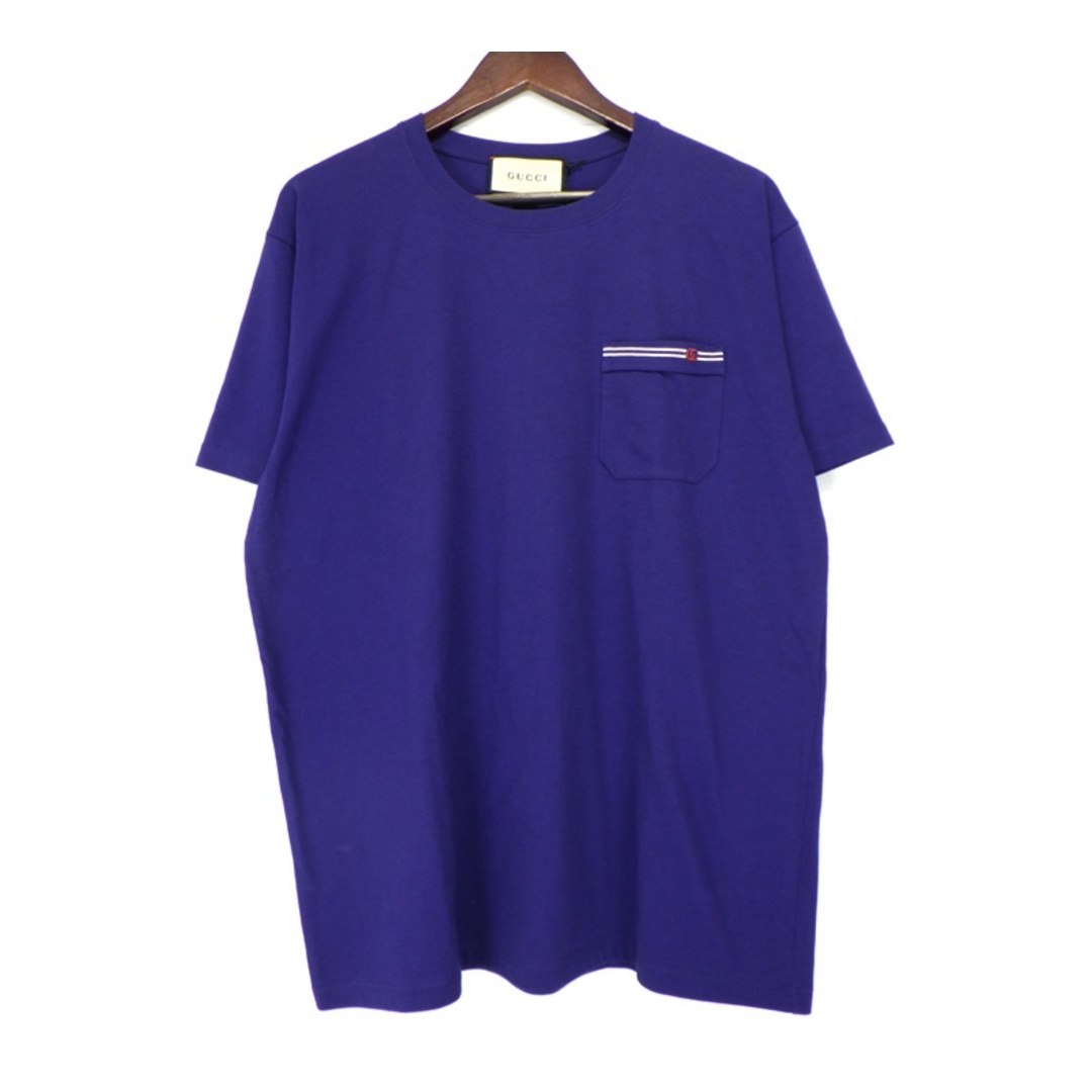 GUCCI - グッチ GUCCI 【 673710 】 ダブルG 胸ポケット Tシャツ GUCCI - グッチ GUCCI 【 673710 】 ダブルG 胸ポケット Tシャツ