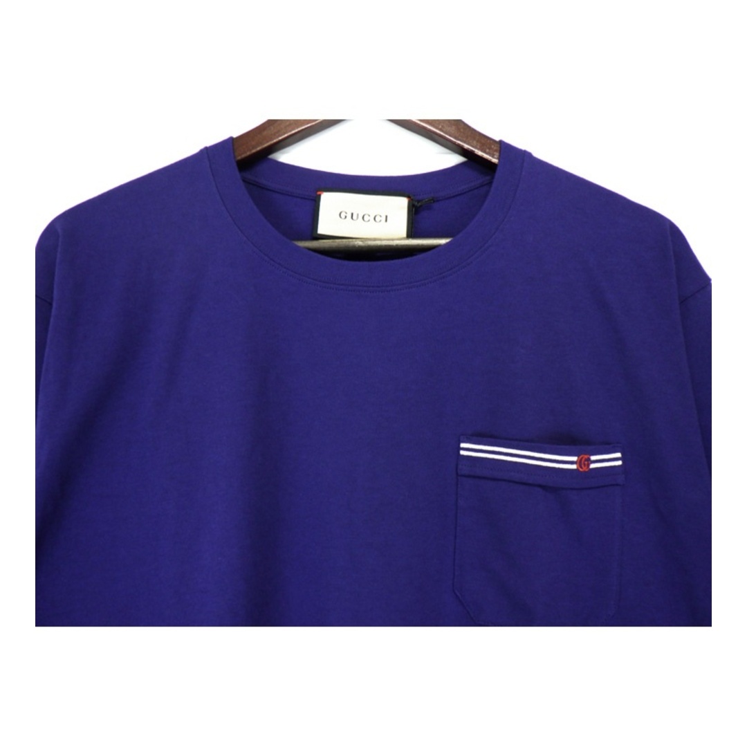 GUCCI - グッチ GUCCI 【 673710 】 ダブルG 胸ポケット Tシャツ GUCCI - グッチ GUCCI 【 673710 】 ダブルG 胸ポケット Tシャツ