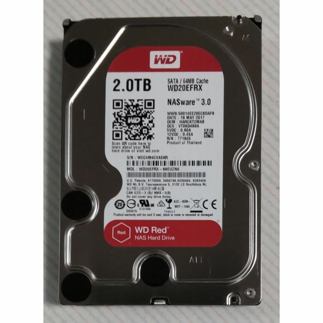 Western Digital - DIGA 2TB増量修理交換用HDD DMR-BRT, BWT Western Digital - DIGA 2TB増量修理交換用HDD DMR-BRT, BWT