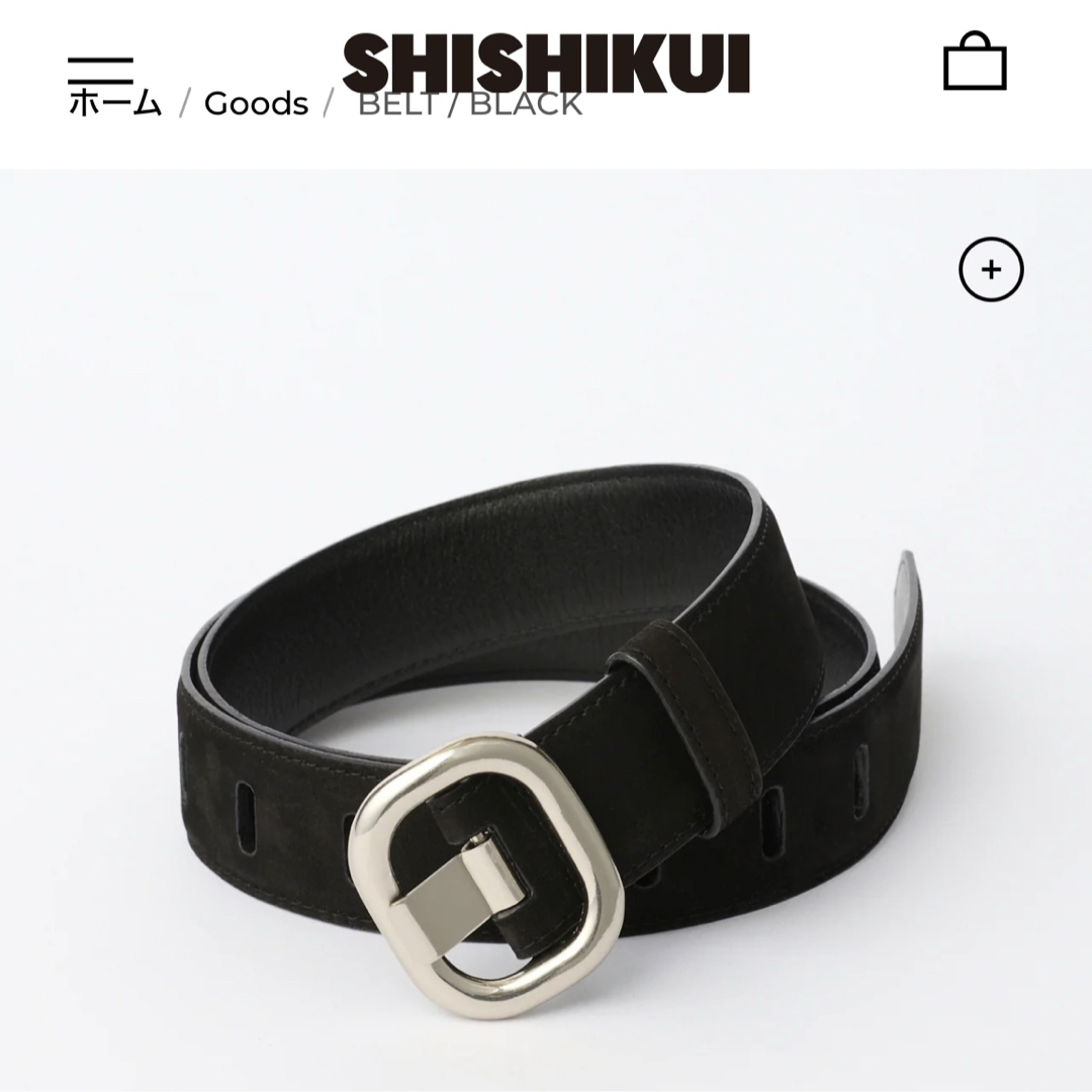 SHISHIKUI シシクイ BELT BLACK ベルト ブラック の通販 by 購入 SHISHIKUI シシクイ BELT BLACK ベルト ブラック の通販 by 購入