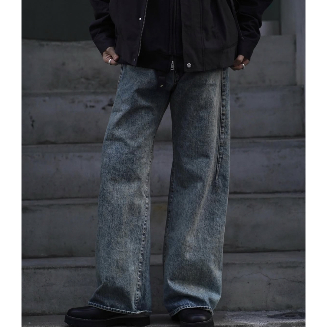 stein - ssstein 25ss DEFORMED FLARE VINTAGEデニム完売の通販 stein - ssstein 25ss DEFORMED FLARE VINTAGEデニム完売の通販