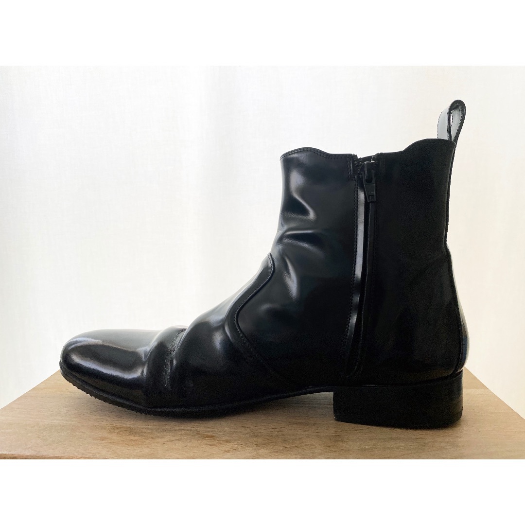 BALENCIAGA - BALENCIAGA レザー チェルシーブーツ サイドジップ BALENCIAGA - BALENCIAGA レザー チェルシーブーツ サイドジップ