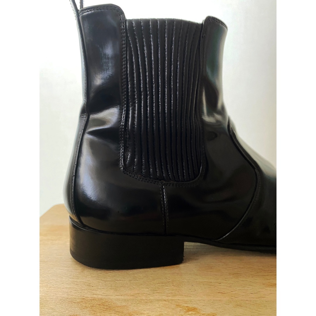 BALENCIAGA - BALENCIAGA レザー チェルシーブーツ サイドジップ BALENCIAGA - BALENCIAGA レザー チェルシーブーツ サイドジップ