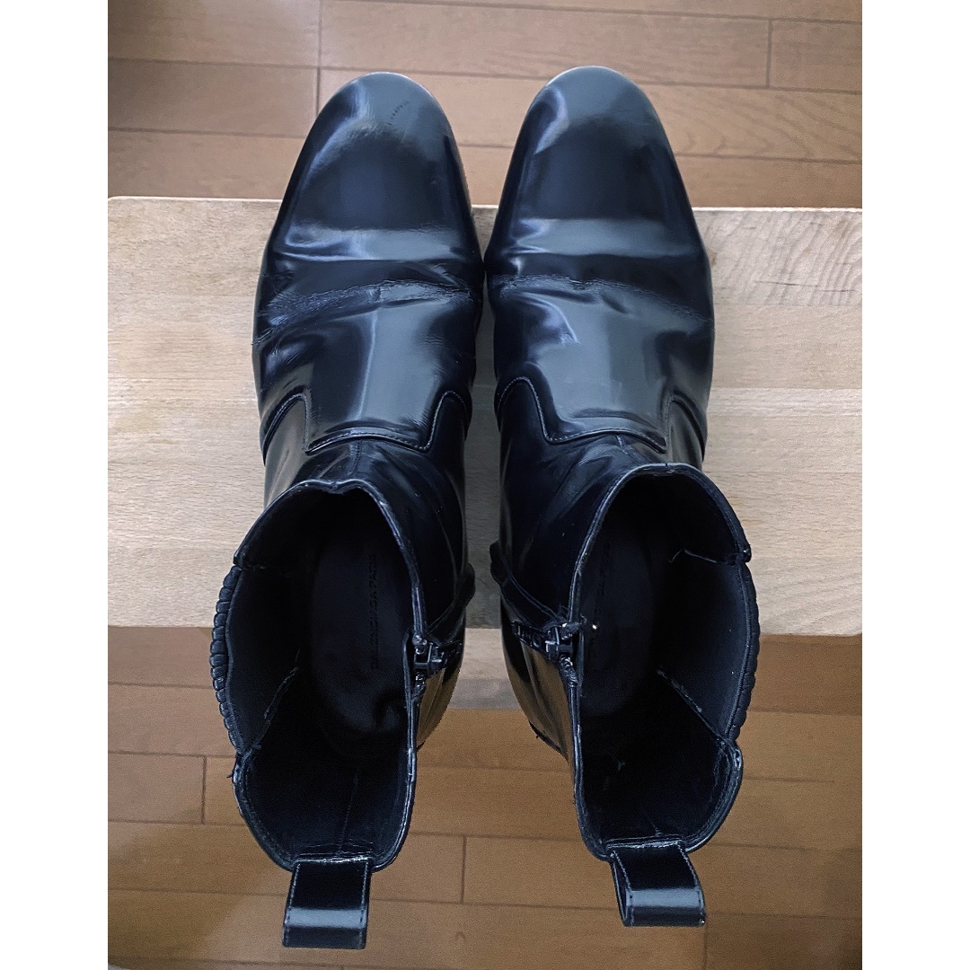 BALENCIAGA - BALENCIAGA レザー チェルシーブーツ サイドジップ BALENCIAGA - BALENCIAGA レザー チェルシーブーツ サイドジップ