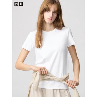 UNIQLO - ユニクロエアリズムUネックT半袖・シームレス:Mサイズ UNIQLO - ユニクロエアリズムUネックT半袖・シームレス:Mサイズ