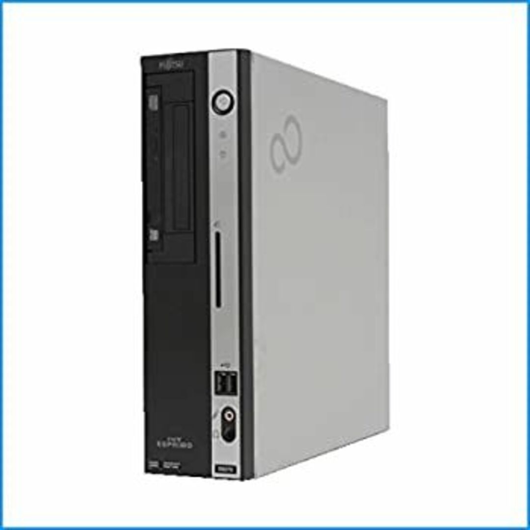 中古パソコン デスクトップ 富士通 FMV-ESPRIMO FMV-D5280 Core2Duo E7400 2.80GHz 2GBメモリ 80GB DVDコンボ XP Pro 搭載 リカバリーディスク付 スマホ/家電/カメラのPC/タブレット(デスクトップ型PC)の商品写真