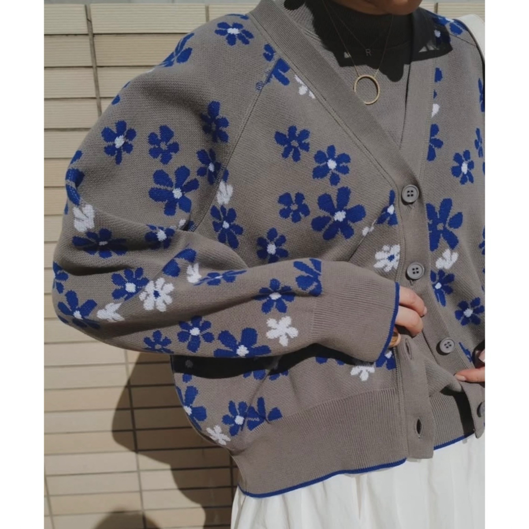 完売/美品】machatt フラワージャガードカーディガン&スリーブ 完売/美品】machatt フラワージャガードカーディガン&スリーブ
