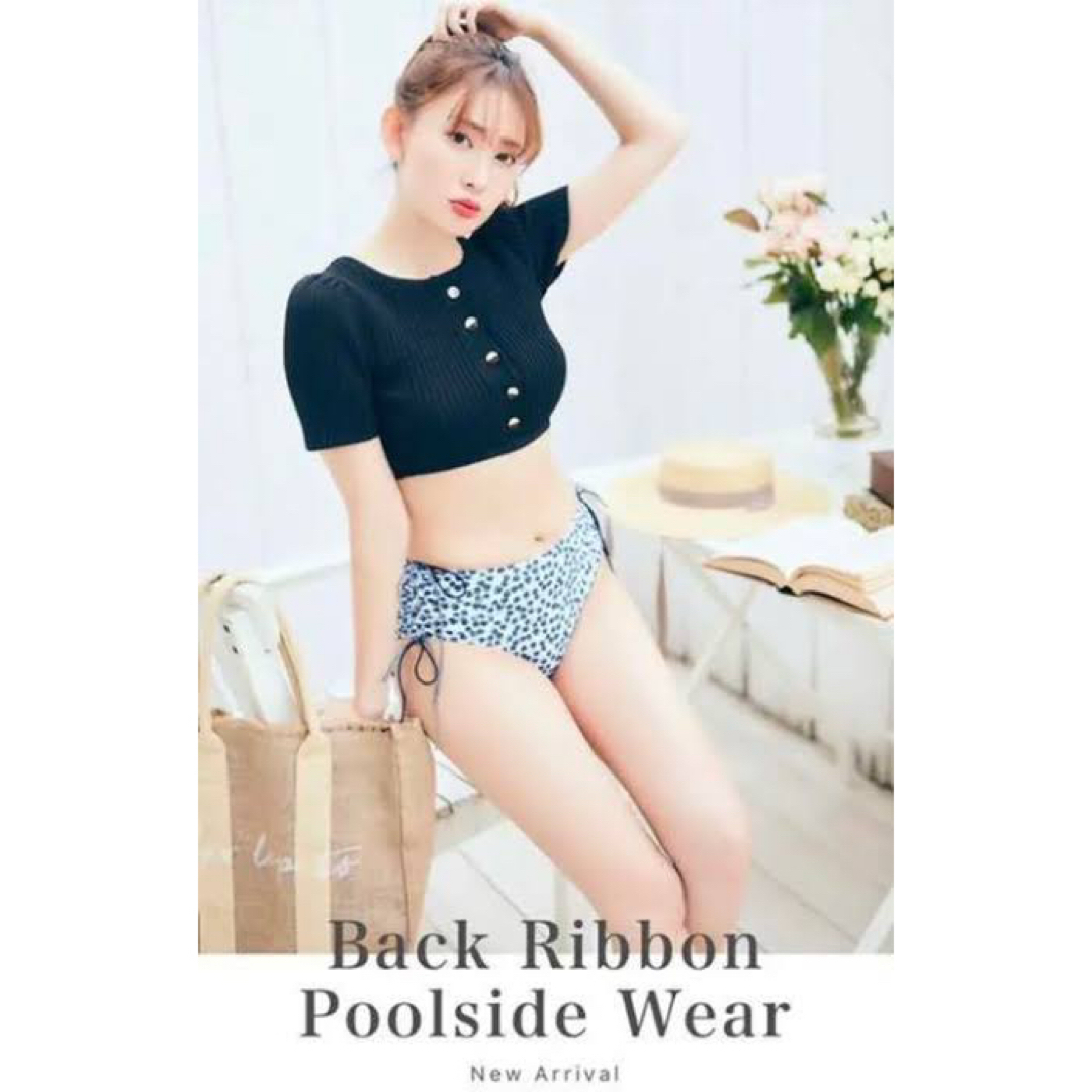 Her lip to - Black Ribbon Poolside Wearの通販 by M Her lip to - Black Ribbon Poolside Wearの通販 by M