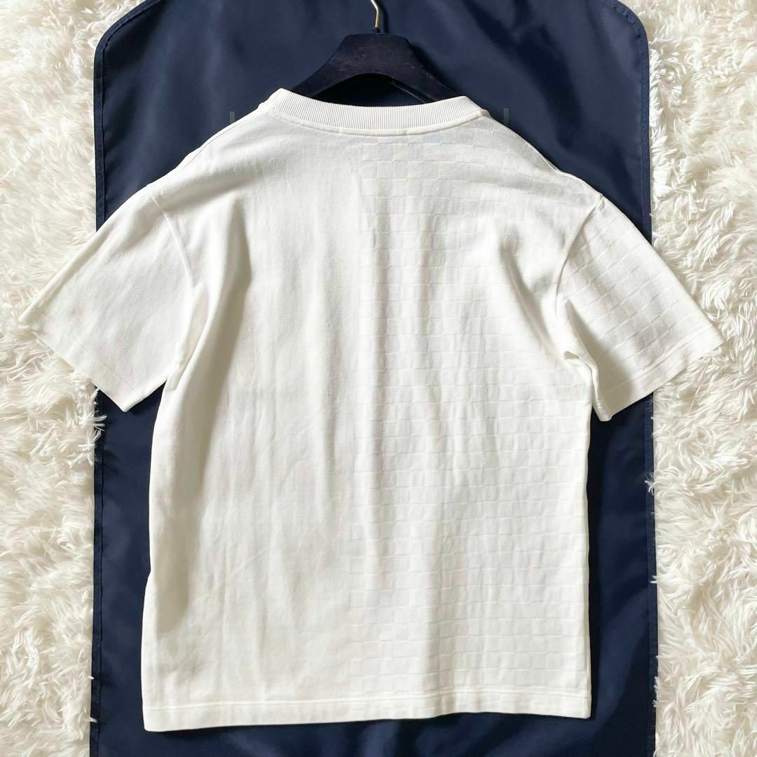LOUIS VUITTON - 美品 現行タグ ルイヴィトン Tシャツ ダミエ柄 LOUIS VUITTON - 美品 現行タグ ルイヴィトン Tシャツ ダミエ柄