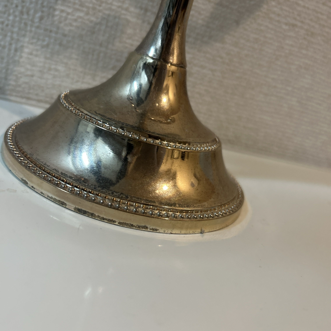 ZARA HOME - キャンドルスタンド☆燭台☆真鍮☆中古の通販 by ZARA HOME - キャンドルスタンド☆燭台☆真鍮☆中古の通販 by