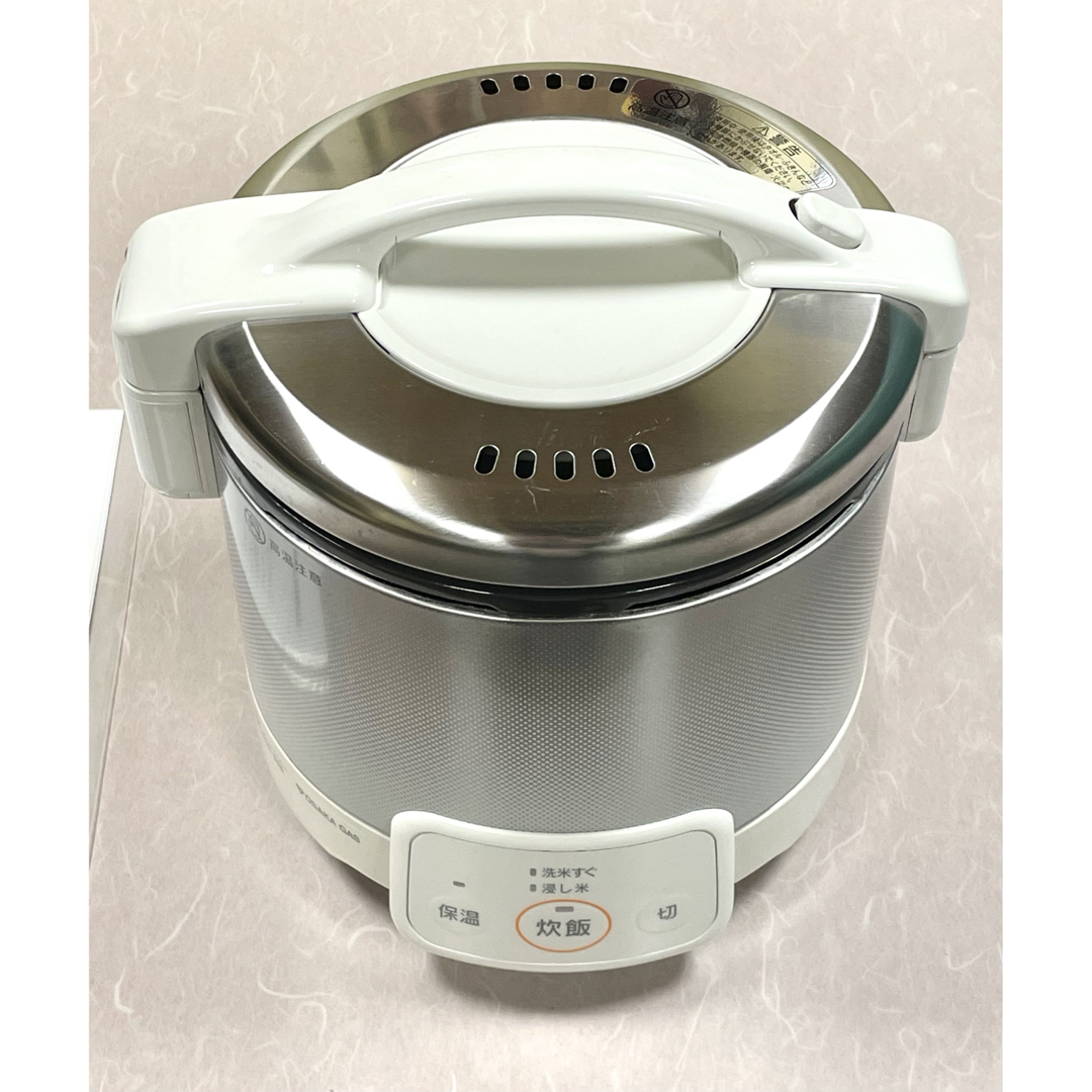 Rinnai - A452 極美品❗️3合保温付都市ガス大阪ガスリンナイこ Rinnai - A452 極美品❗️3合保温付都市ガス大阪ガスリンナイこ