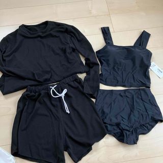 かわいいグレー ワンピース レディース水着XL♡ペイズリー かわいいグレー ワンピース レディース水着XL♡ペイズリー
