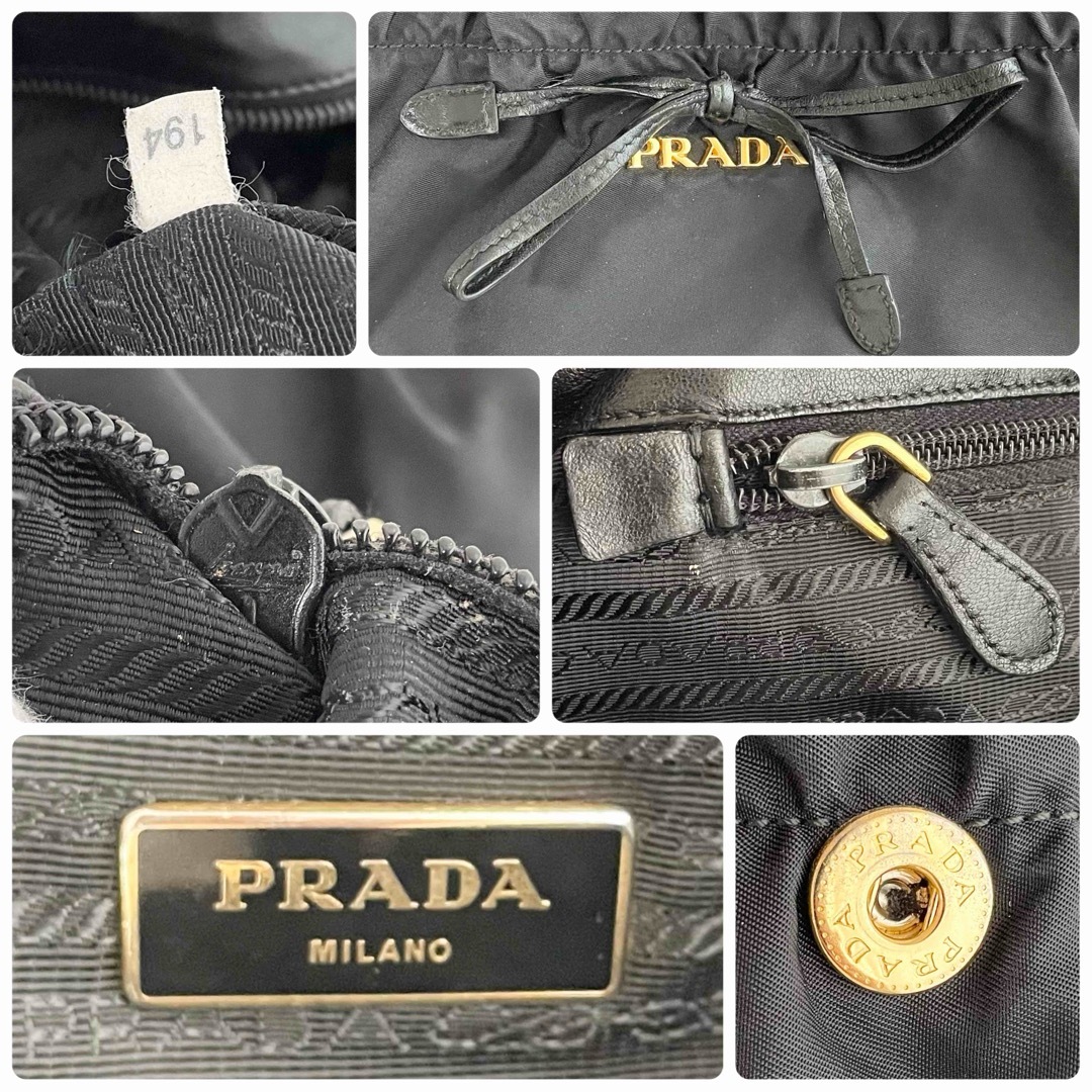 PRADA - 【極美品〜美品】プラダ リボン 2way ハンドバッグ PRADA - 【極美品〜美品】プラダ リボン 2way ハンドバッグ