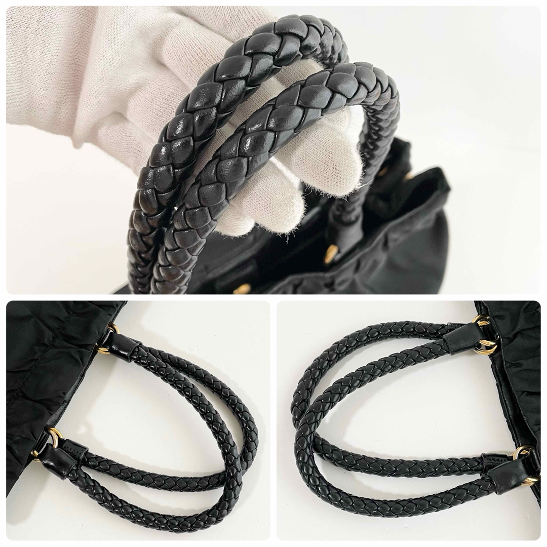 PRADA - 【極美品〜美品】プラダ リボン 2way ハンドバッグ PRADA - 【極美品〜美品】プラダ リボン 2way ハンドバッグ
