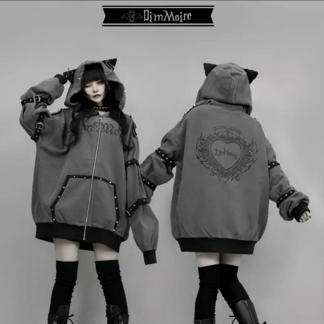 REFLEM - ディムモアール 猫耳 Dimmoire Evil Cat パーカー REFLEM - ディムモアール 猫耳 Dimmoire Evil Cat パーカー