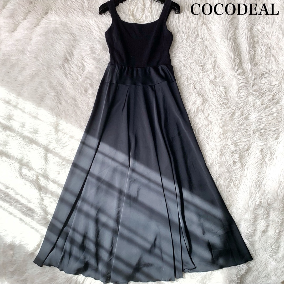 COCO DEAL - COCODEAL ノースリニットドッキングフレア COCO DEAL - COCODEAL ノースリニットドッキングフレア