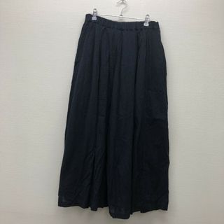 【不明】　紺　XS　S  ロングスカートレディース(ロングスカート)