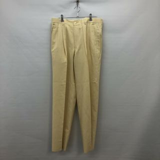 【GOLF GIANFRANCO FERRE】ジャンフランコフェレ ゴルフ　センタープレスパンツ　ボトムス　黄色系　イエロー　サイズ48　(その他)