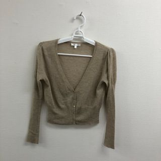 ポールカ(PAULE KA)の【PAULE KA】ポールカ　ベージュ　S　カーディガン　レディース(カーディガン)