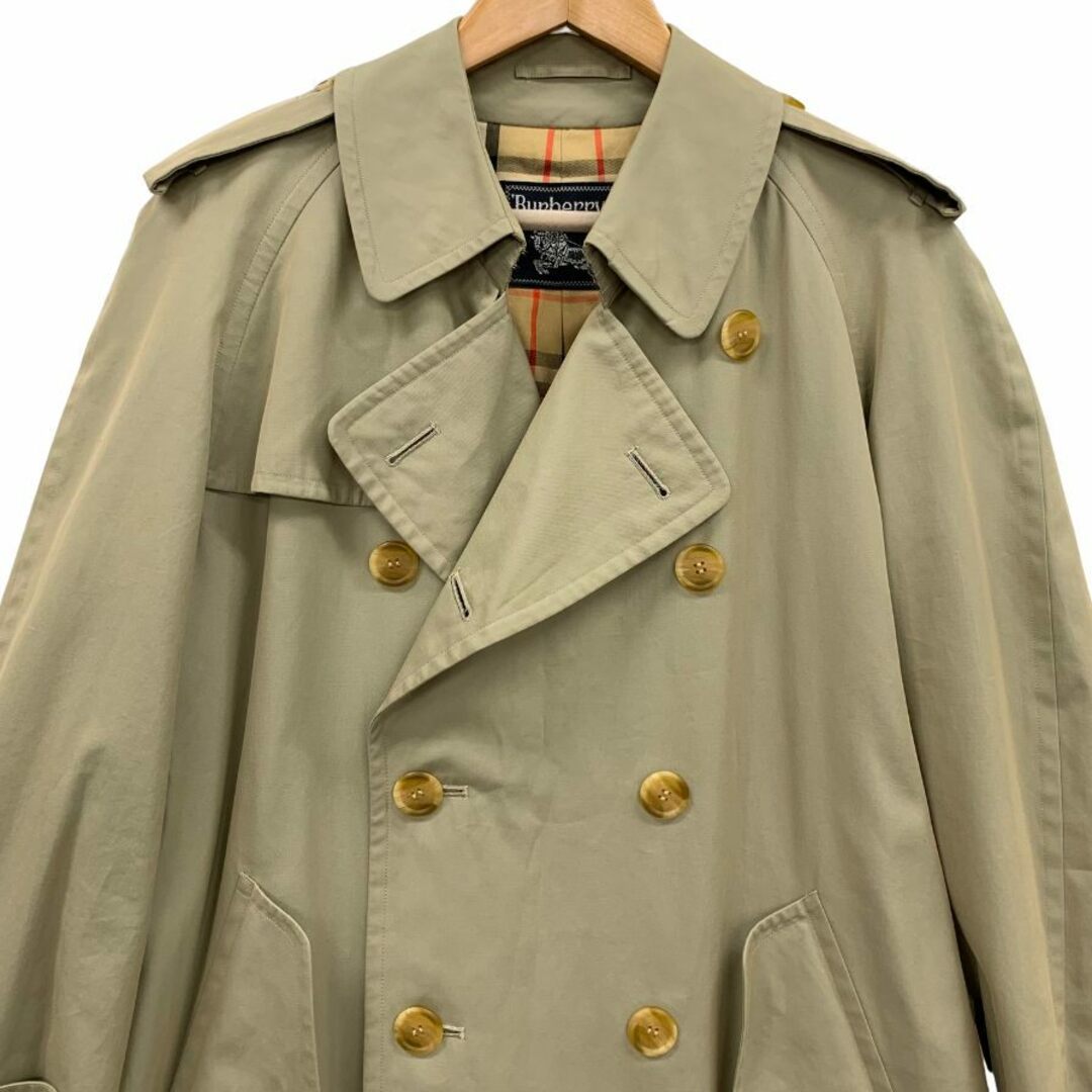 BURBERRY - バーバリー トレンチコート 90S 玉虫色調 カーキ BURBERRY - バーバリー トレンチコート 90S 玉虫色調 カーキ