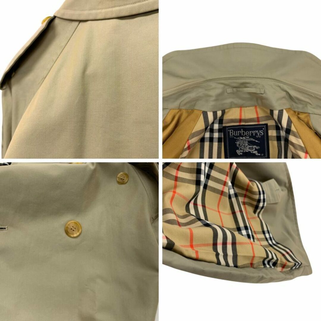 BURBERRY - バーバリー トレンチコート 90S 玉虫色調 カーキ BURBERRY - バーバリー トレンチコート 90S 玉虫色調 カーキ