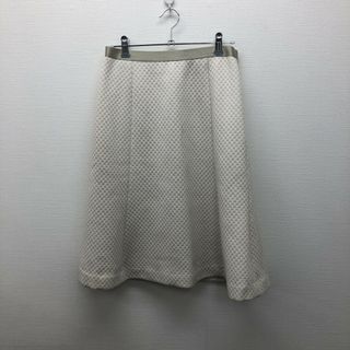 ヒロココシノ(HIROKO KOSHINO)の【HIROKOKOSHINO】ヒロココシノ　スカート　フレア　白系　ホワイト　サイズ38　レディース(その他)
