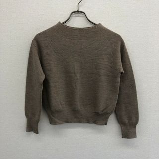 【OPAQUE.CLIP】オペークドットクリップ　レディース　トップス　茶系　ニット　長袖　サイズ36/s(ニット/セーター)