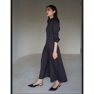 ánuans - 新品未使用タグ付き L'AUBE BLANC ナローラインケープ ánuans - 新品未使用タグ付き L'AUBE BLANC ナローラインケープ