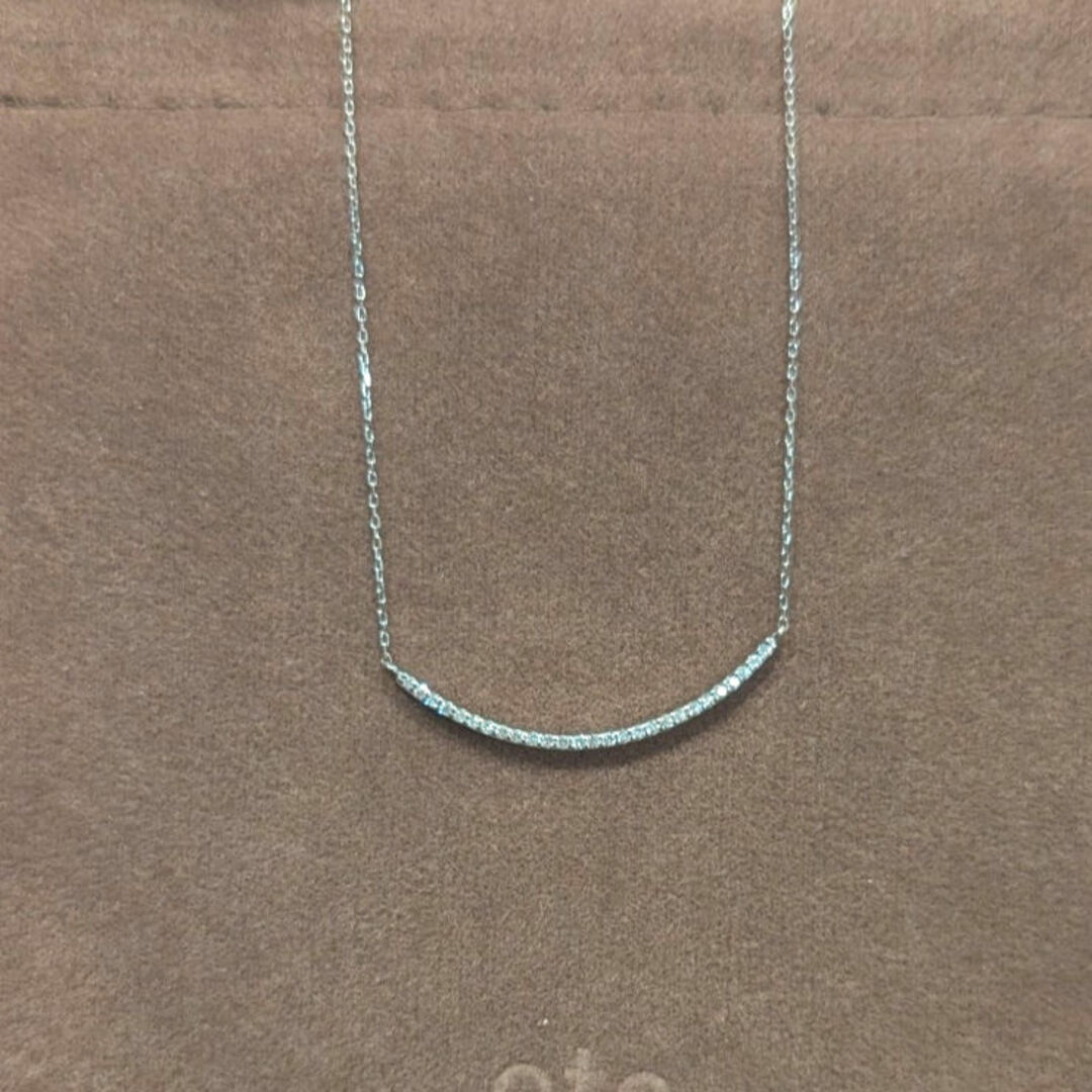 ete - ete パーティクル ネックレス 0.1ct プラチナの通販 by ete - ete パーティクル ネックレス 0.1ct プラチナの通販 by