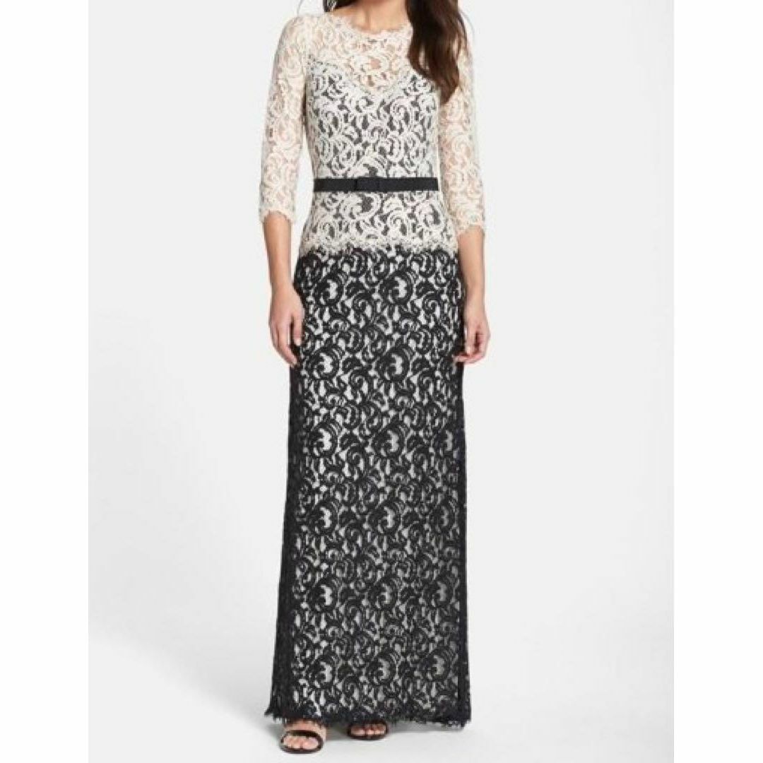 TADASHI SHOJI - 【極美品】タダシショージ 高級 総レースロング TADASHI SHOJI - 【極美品】タダシショージ 高級 総レースロング