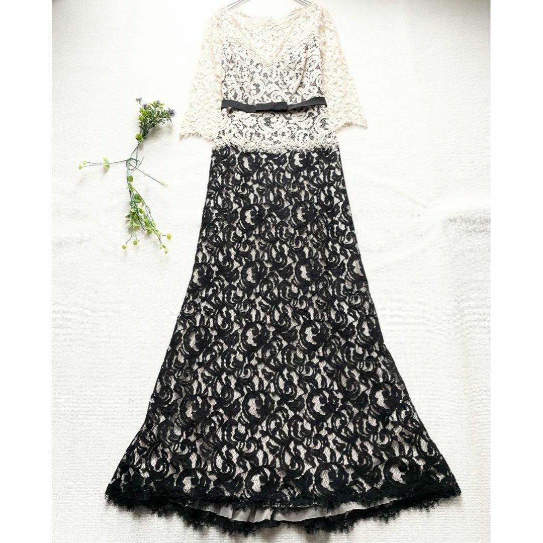 TADASHI SHOJI - 【極美品】タダシショージ 高級 総レースロング TADASHI SHOJI - 【極美品】タダシショージ 高級 総レースロング