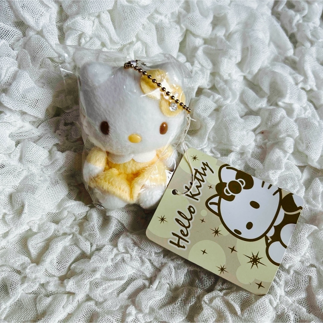 ハローキティ - レア ハローキティ ホワイト ぬいぐるみ キー ハローキティ - レア ハローキティ ホワイト ぬいぐるみ キー