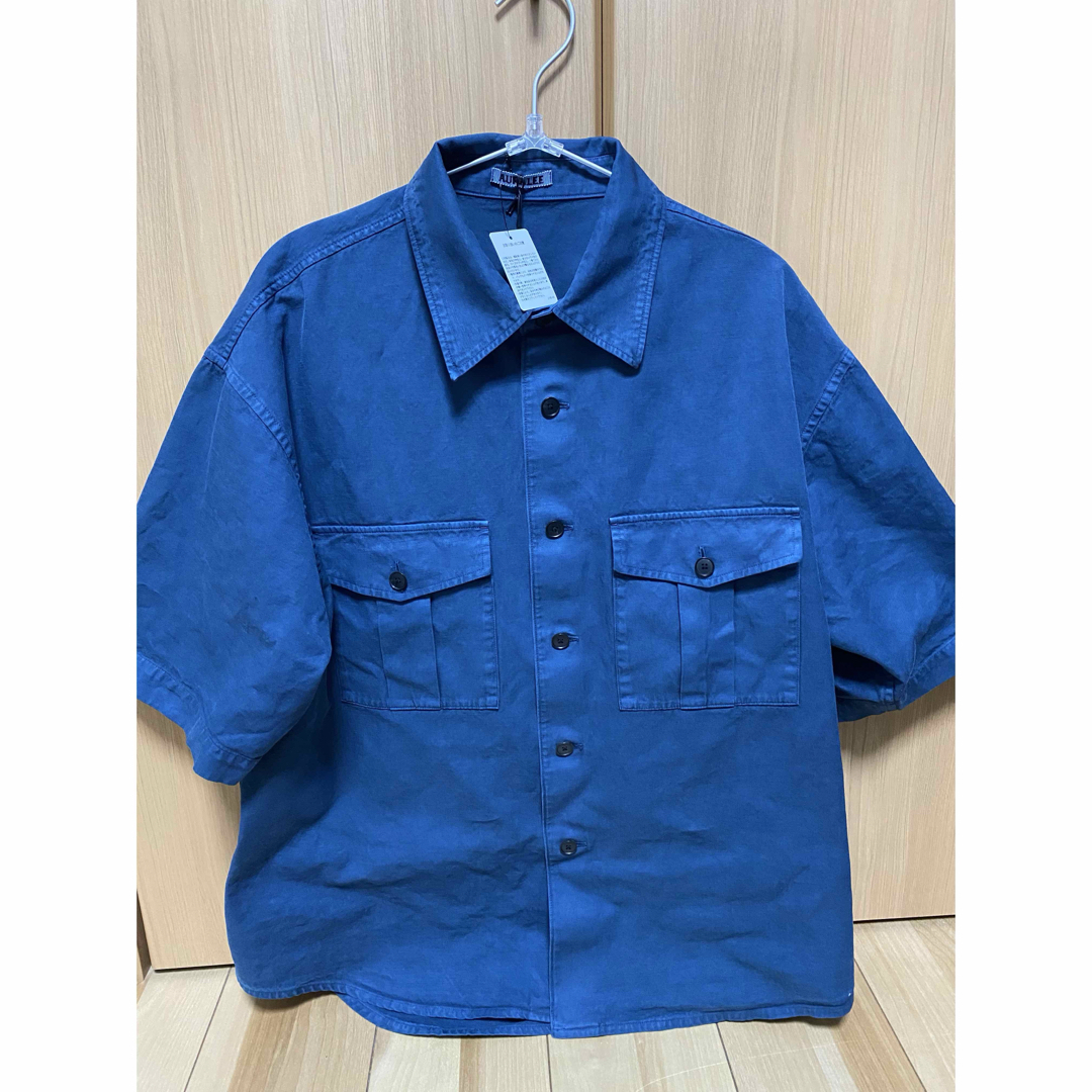 AURALEE - PRODUCT DYED FINX GABARDINE HALF SLEEVEDの通販 by AURALEE - PRODUCT DYED FINX GABARDINE HALF SLEEVEDの通販 by