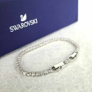 SWAROVSKI - ◇未使用級◇スワロフスキー テニスブレスレット SWAROVSKI - ◇未使用級◇スワロフスキー テニスブレスレット