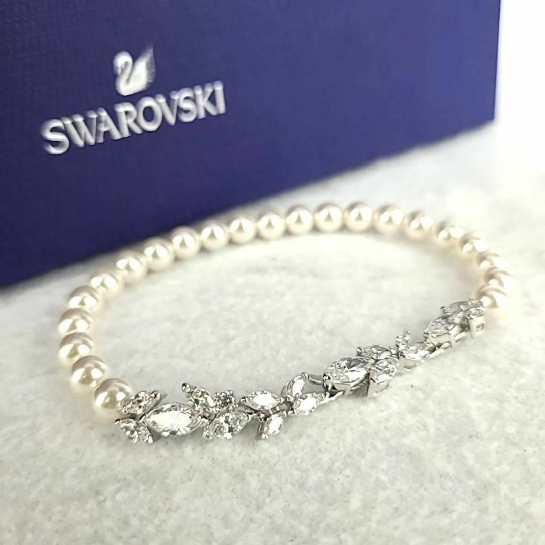 SWAROVSKI - ◇未使用級◇スワロフスキー LOUISON PEARL テニス SWAROVSKI - ◇未使用級◇スワロフスキー LOUISON PEARL テニス