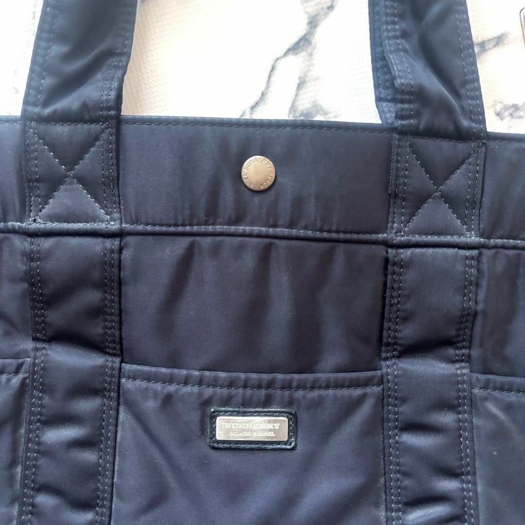 BURBERRY - バーバリー トートバッグ ブラックレーベル チェック BURBERRY - バーバリー トートバッグ ブラックレーベル チェック