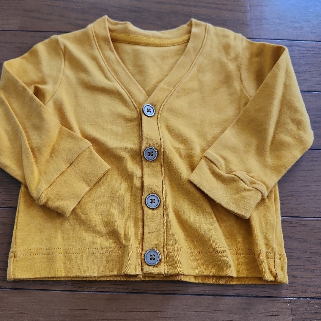 UNIQLO - 【未使用】UNIQLO イエローカーディガン 80cmの通販 by UNIQLO - 【未使用】UNIQLO イエローカーディガン 80cmの通販 by