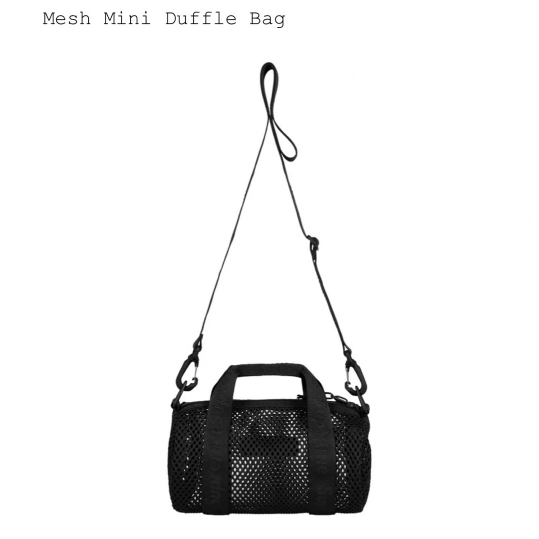 Supreme - Supreme Mesh Mini Duffle Bag 黒の通販 by Supreme - Supreme Mesh Mini Duffle Bag 黒の通販 by