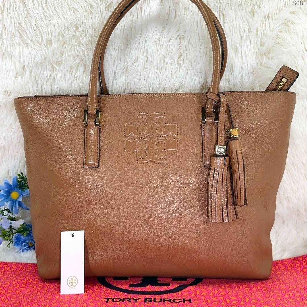 Tory Burch - 【極美品】トリーバーチ トートバッグ レザー A4可 Tory Burch - 【極美品】トリーバーチ トートバッグ レザー A4可
