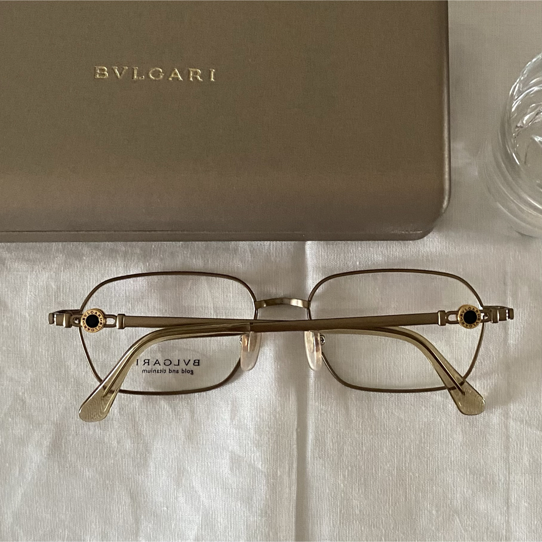 BVLGARI - BV6 新品 BVLGARI ブルガリ メガネ フレーム チタン BVLGARI - BV6 新品 BVLGARI ブルガリ メガネ フレーム チタン