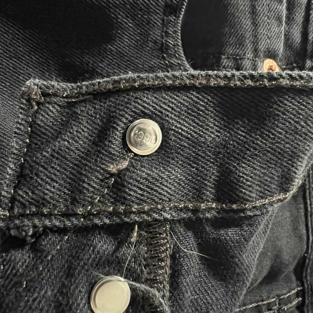 Levi's - 【メキシコ製後染めブラックデニム】Levi'sボタン Levi's - 【メキシコ製後染めブラックデニム】Levi'sボタン