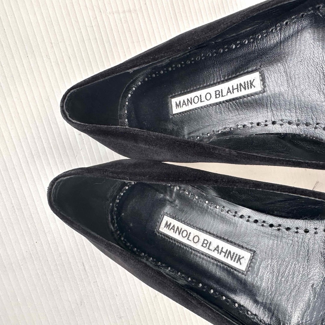 MANOLO BLAHNIK - マノロブラニク ビジュー装飾 フラット MANOLO BLAHNIK - マノロブラニク ビジュー装飾 フラット