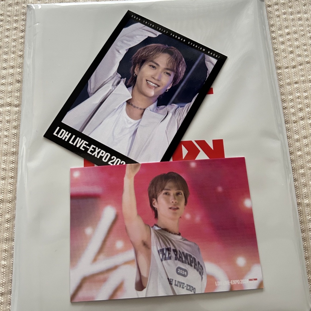 THE RAMPAGE - LDH LIVE-EXPO コラボカフェ 藤原樹 フォトカA2種 THE RAMPAGE - LDH LIVE-EXPO コラボカフェ 藤原樹 フォトカA2種
