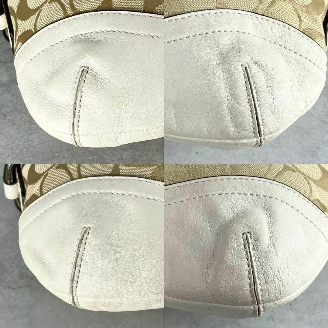 COACH - 美品 コーチ ワンショルダーバッグ シグネチャー COACH - 美品 コーチ ワンショルダーバッグ シグネチャー