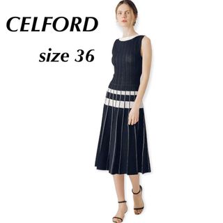 CELFORD - セルフォードcelfordケミカルレースワンピースドレス CELFORD - セルフォードcelfordケミカルレースワンピースドレス
