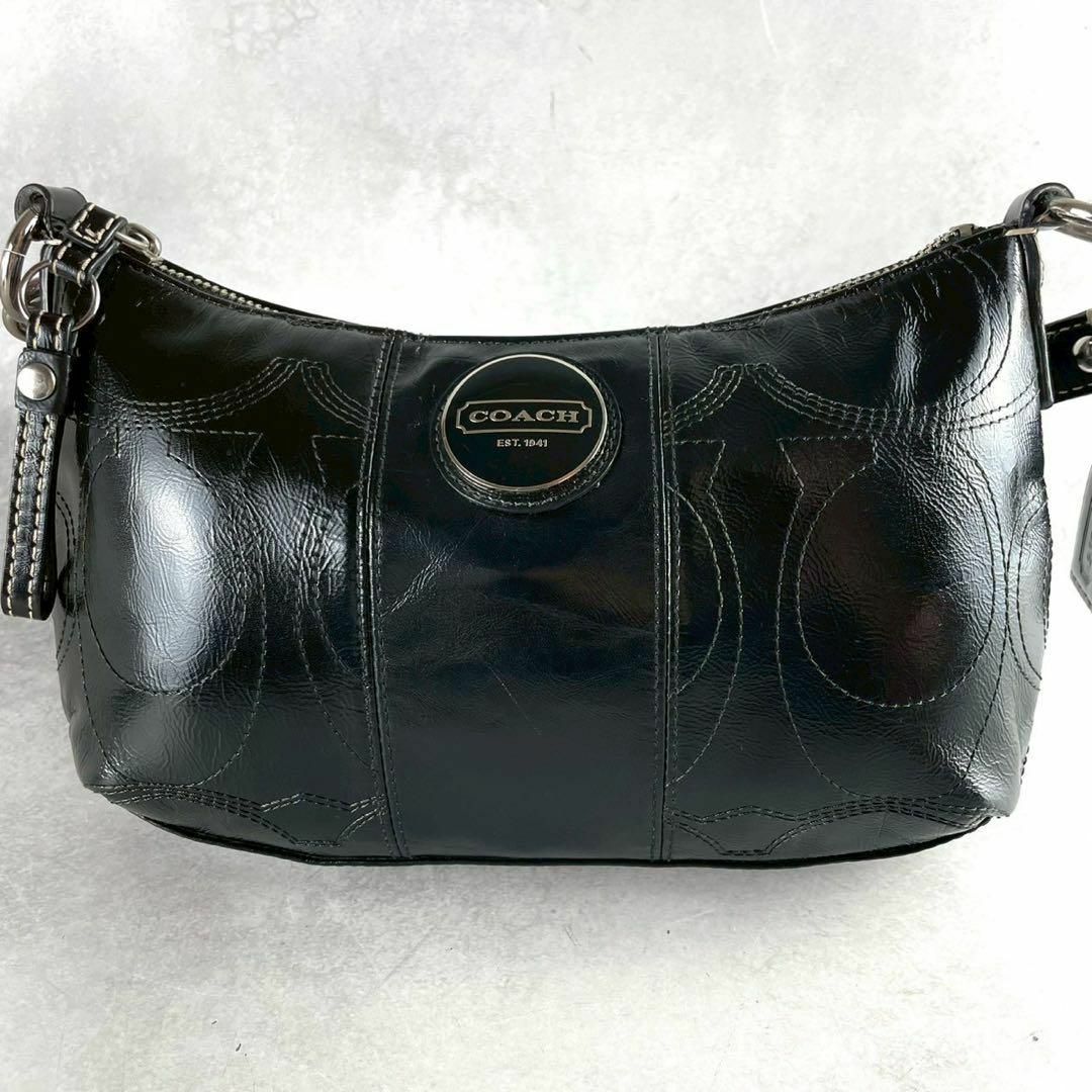 COACH - 極美品 コーチ 2way ショルダーバッグ シグネチャー COACH - 極美品 コーチ 2way ショルダーバッグ シグネチャー