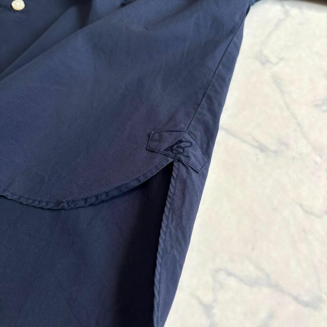 MADISONBLUE - マディソンブルー J.BRADLEY SHIRT 半袖シャツ 紺 MADISONBLUE - マディソンブルー J.BRADLEY SHIRT 半袖シャツ 紺