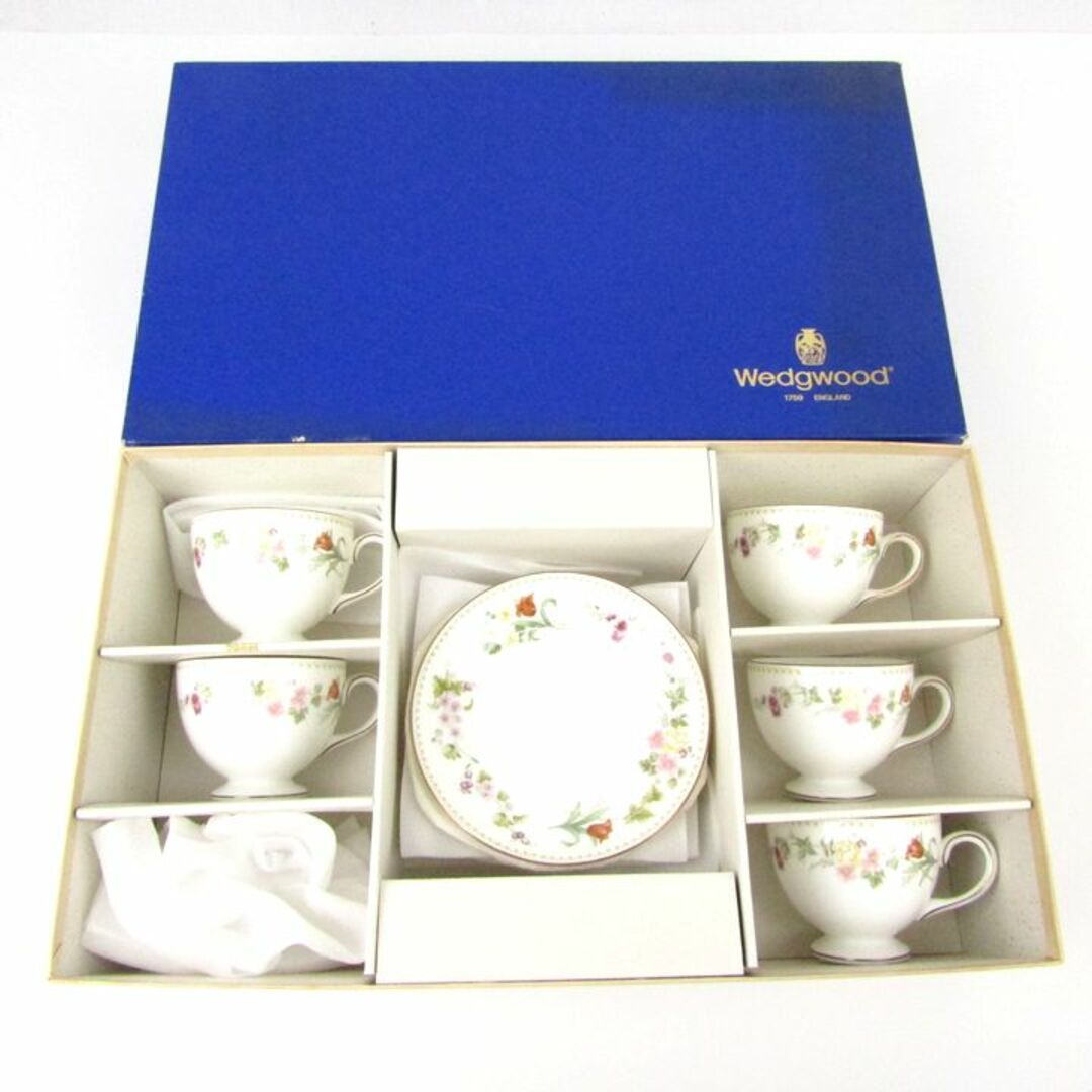 WEDGWOOD - ウェッジウッド ミラベル ティーカップ・ソーサー WEDGWOOD - ウェッジウッド ミラベル ティーカップ・ソーサー